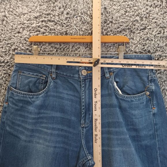 Tommy Bahama Jeans Men 38/32 Blue Straight Leg High Rise Mid Wash Denim - Picture 3 of 10